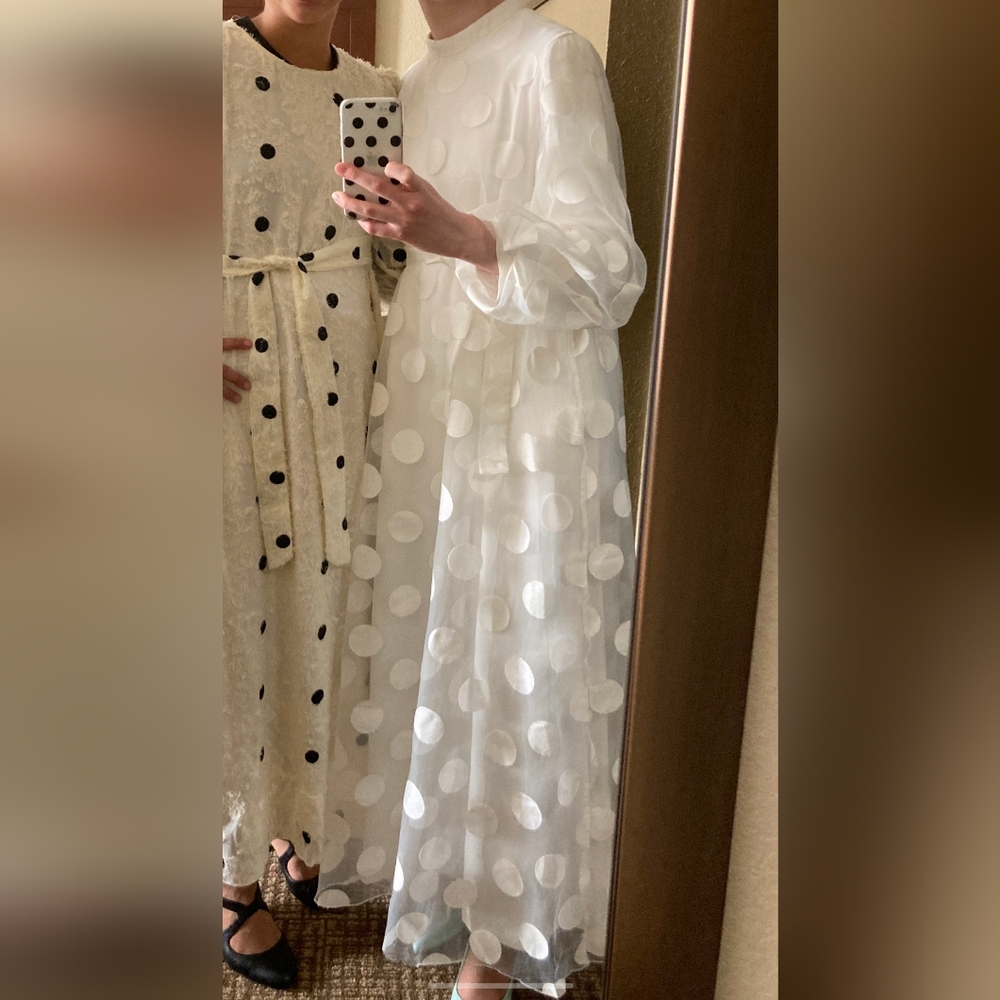 White Polkadot Dress - Picture 7 of 7